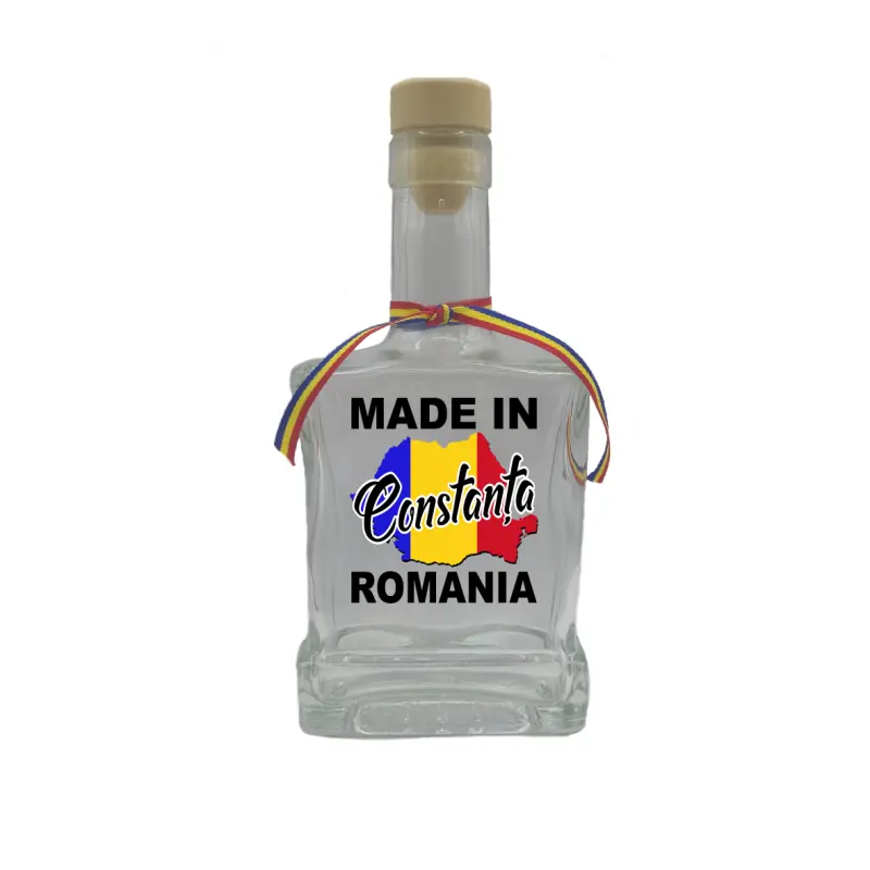 Made in constanta romania, sticla cu mesaj plata, 250 ml, model divgs179 06 14